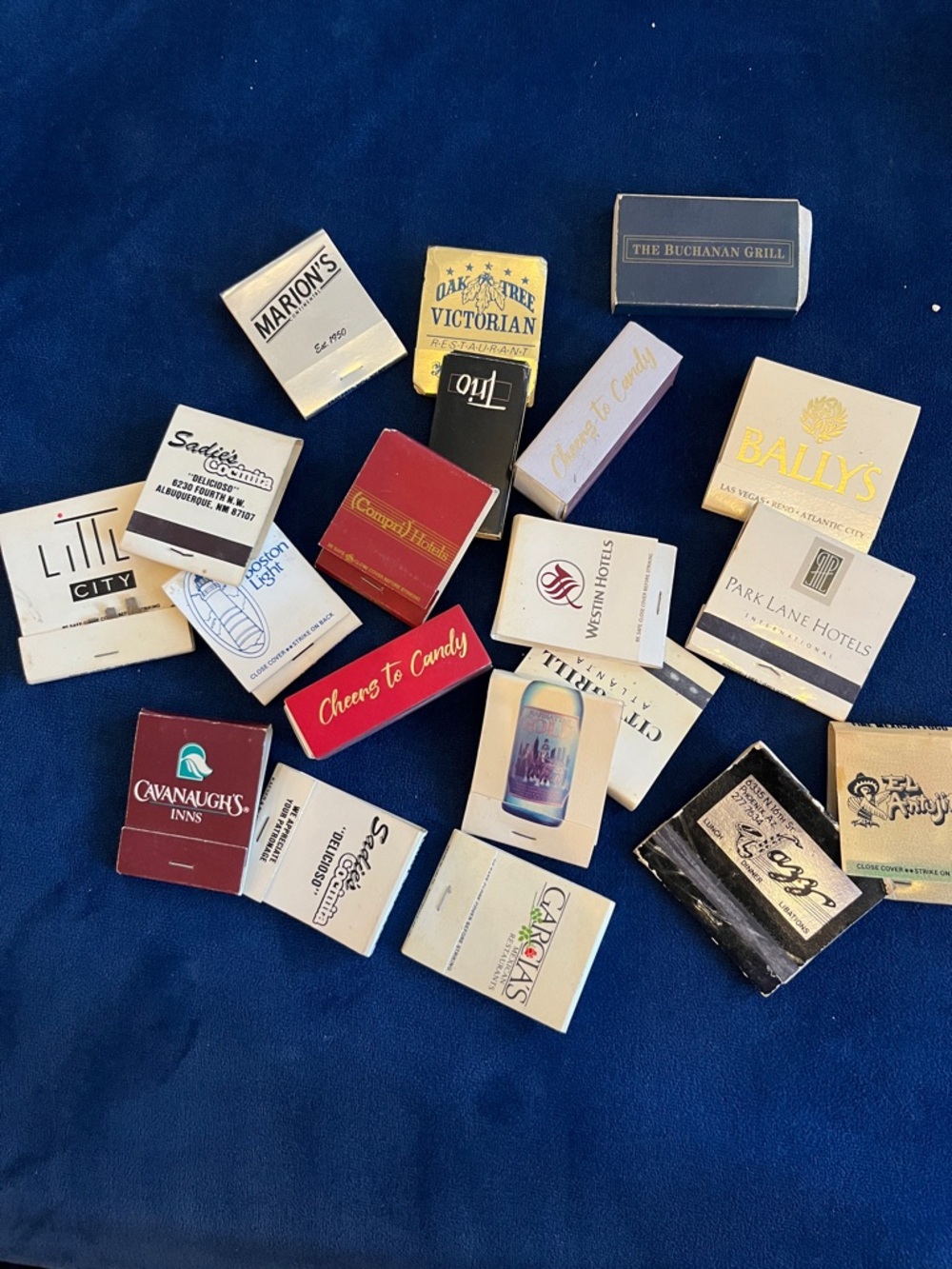 Vintage Matchbook Lot - Multicolor Hotel & Bar Logos